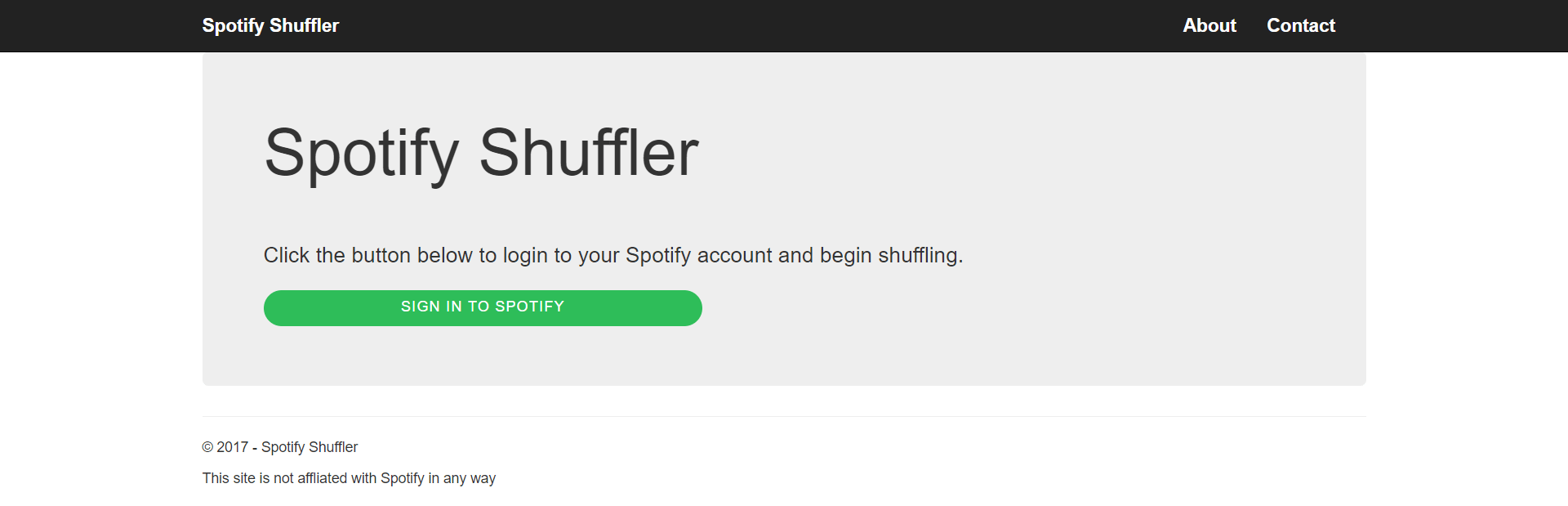what is spotify shuffle