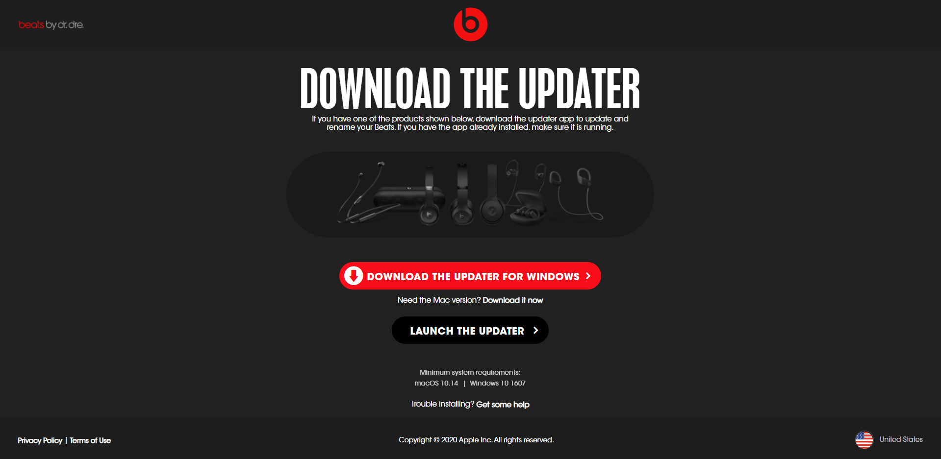 install beats updater
