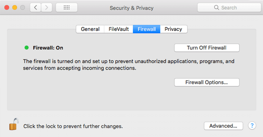 block firewall for spotify on mac