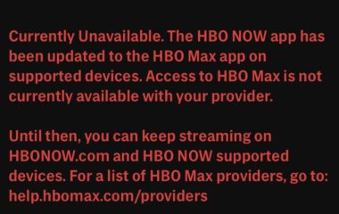 hbo max sign in error