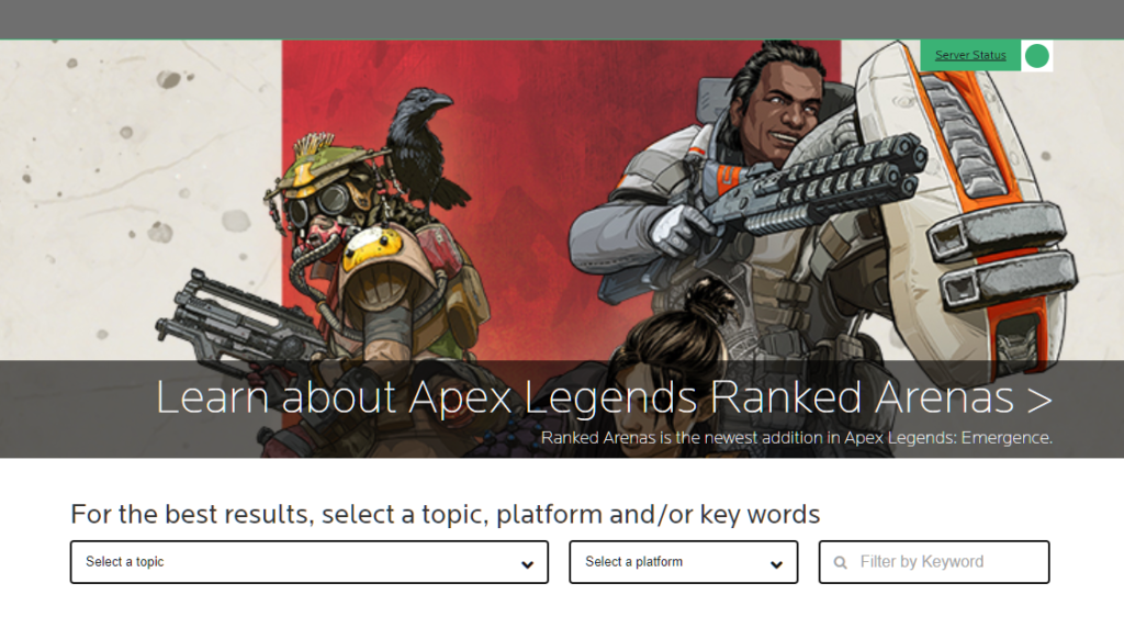 Apex Legends Server Status ✓ ❌